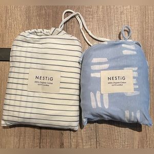 Nestig crib sheet set of 2 (x2)